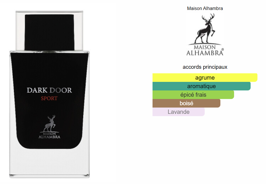 Dark Door Sport For Men By Alhambra