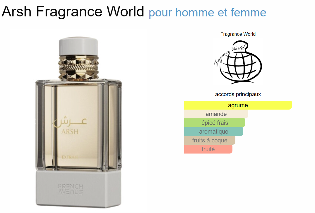 Arsh By French Avenue EDP 100ml