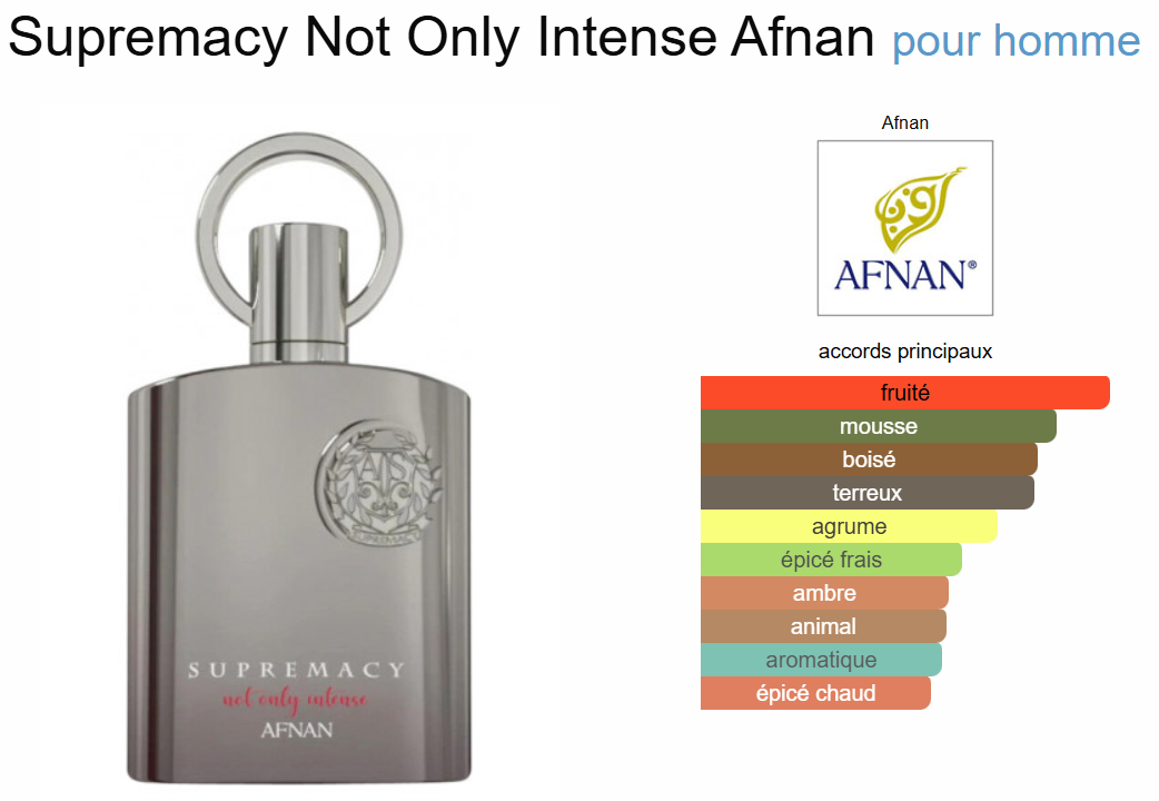 Supremacy Not Only Intense By Afnan EDP 100ml
