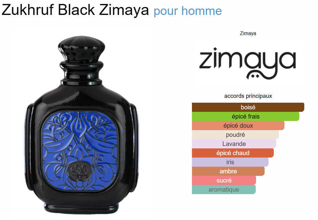 Zukhruf Black By Zimaya EDP 100ml