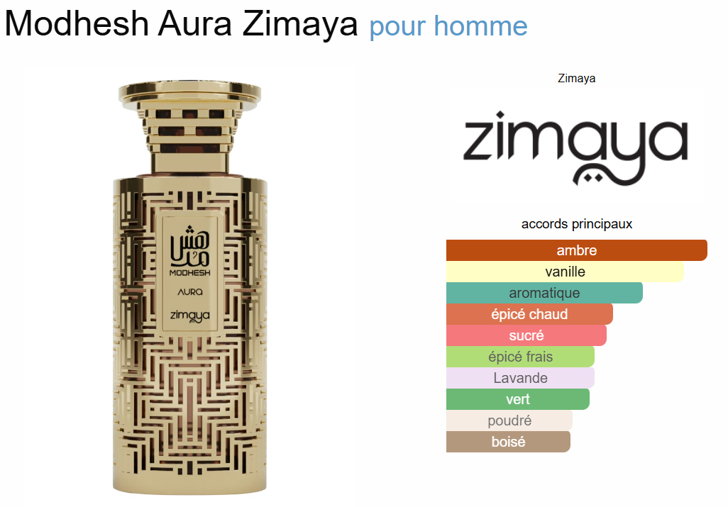 Modhesh Aura By Zimaya EDP 100ml