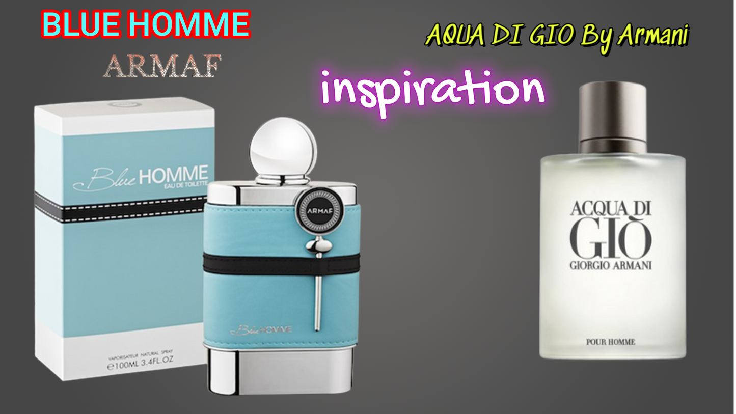 Blue Homme By Armaf EDT 100ml( Inspiration de Aqua Di Gio Classique)